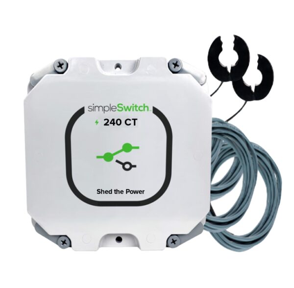 Simple Switch Model 240CT Comes with external current transformers